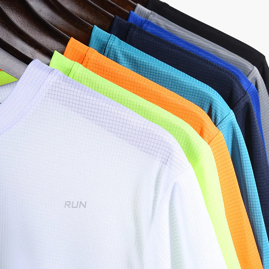 Camiseta Masculina Respirável de Secagem Rápida
