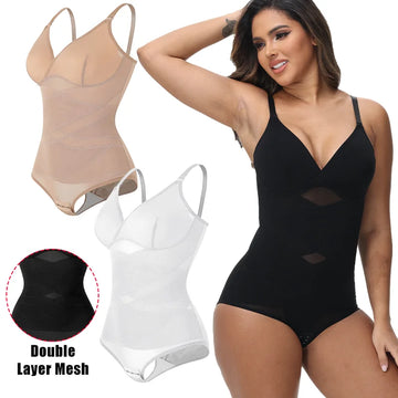 🔥 Bodysuit Modelador Feminino Premium – Compressão Total e Silhueta Definida