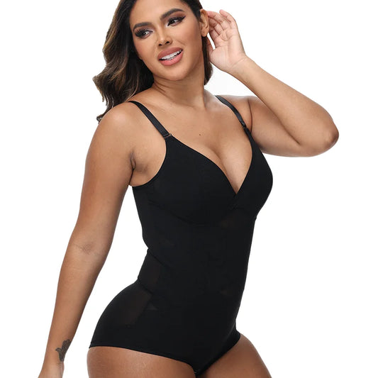🔥 Bodysuit Modelador Feminino Premium – Compressão Total e Silhueta Definida